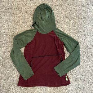 Melanzana micro grid hoodie